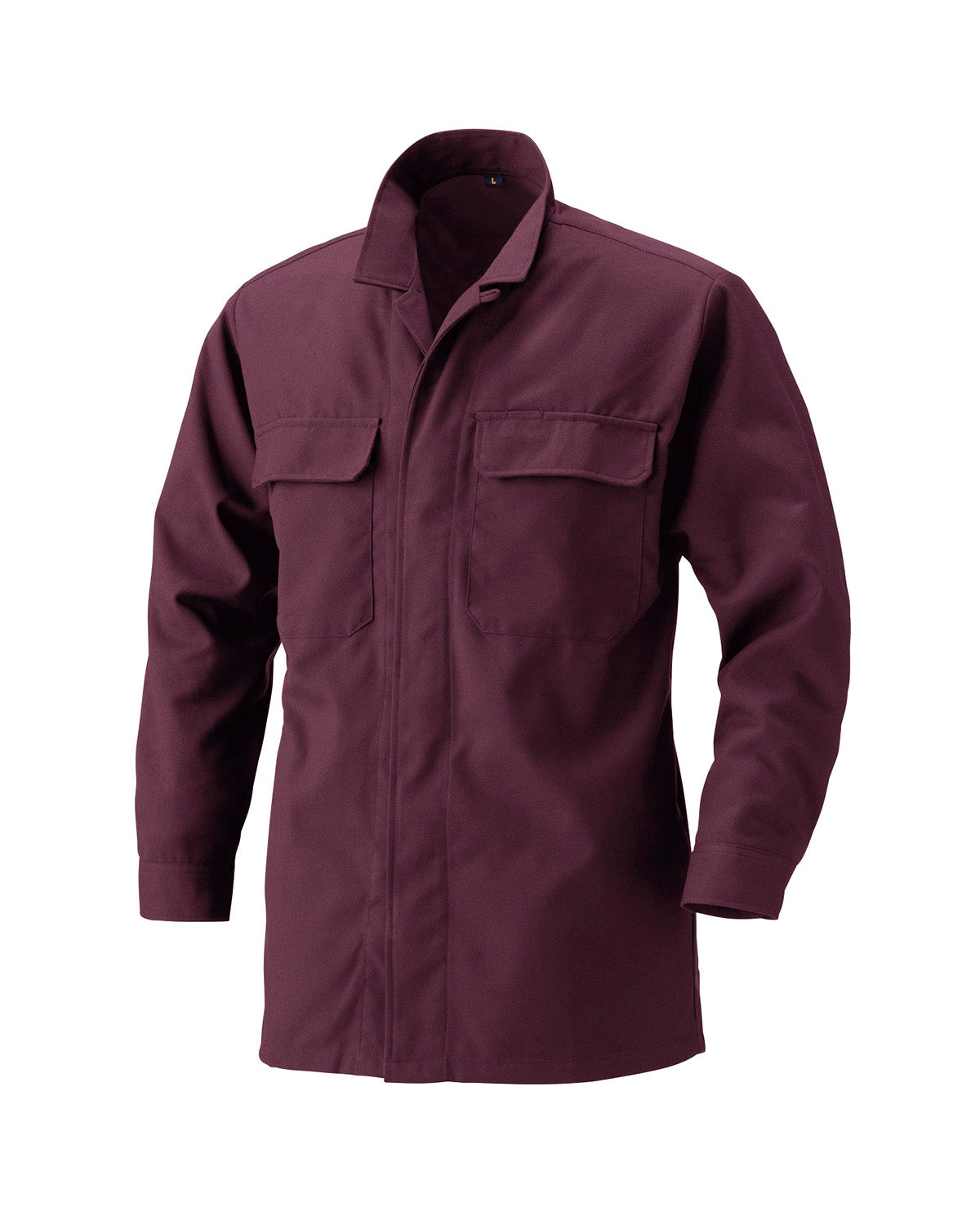 Japan made Serge 12 Overshirt_Bordeaux