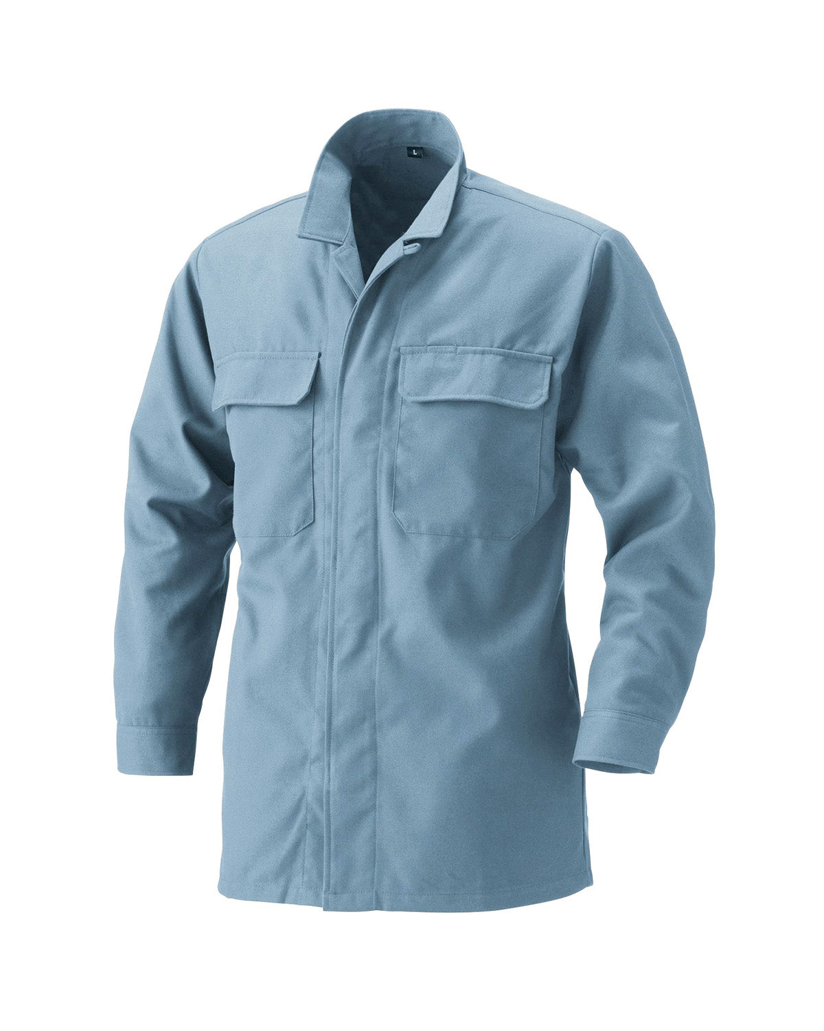 Japan made Serge 12 Overshirt_Blue grey