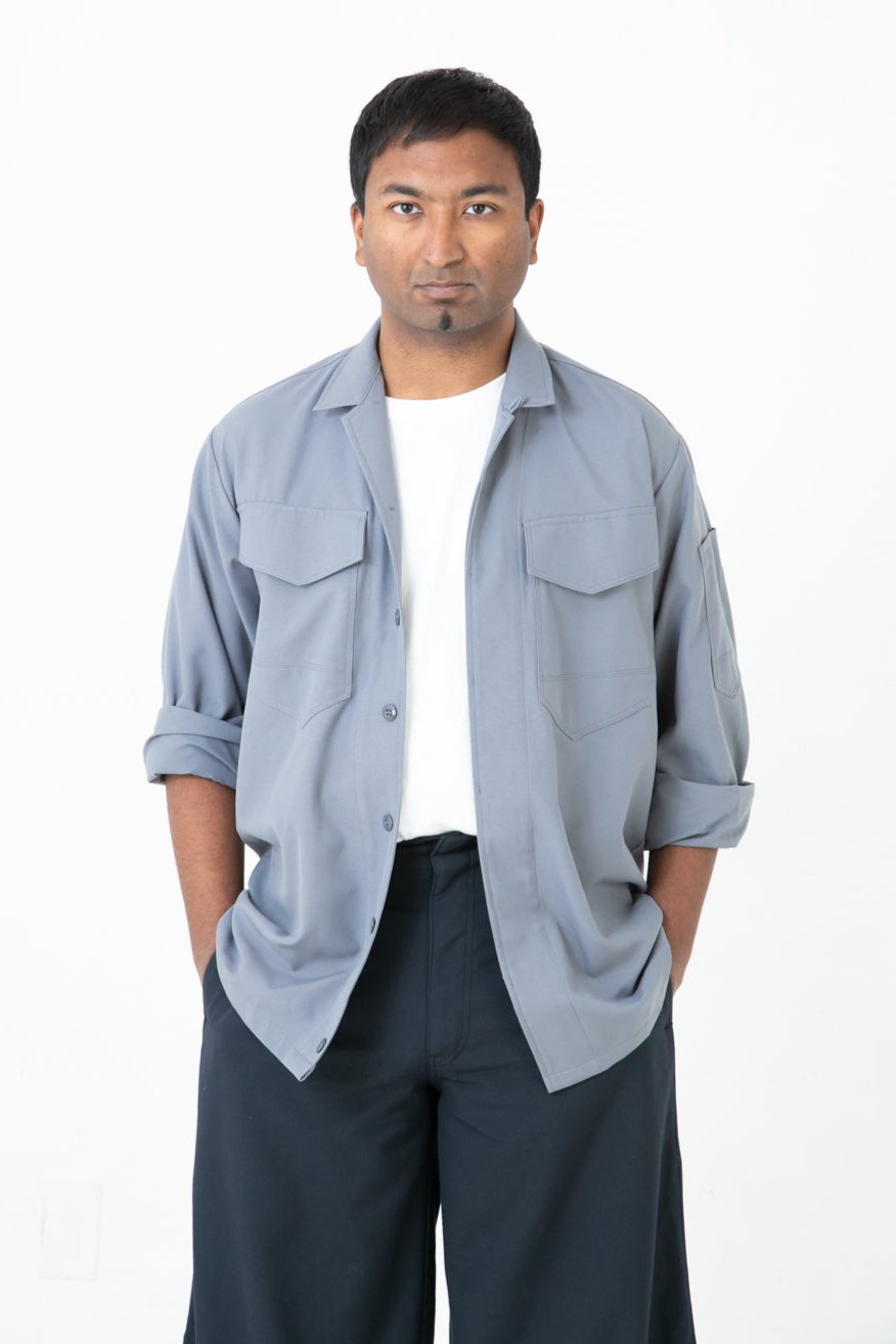 Japan made Summer Serge 13 Tobi Overshirt Japan made Summer Serge 13 Tobi Overshirt