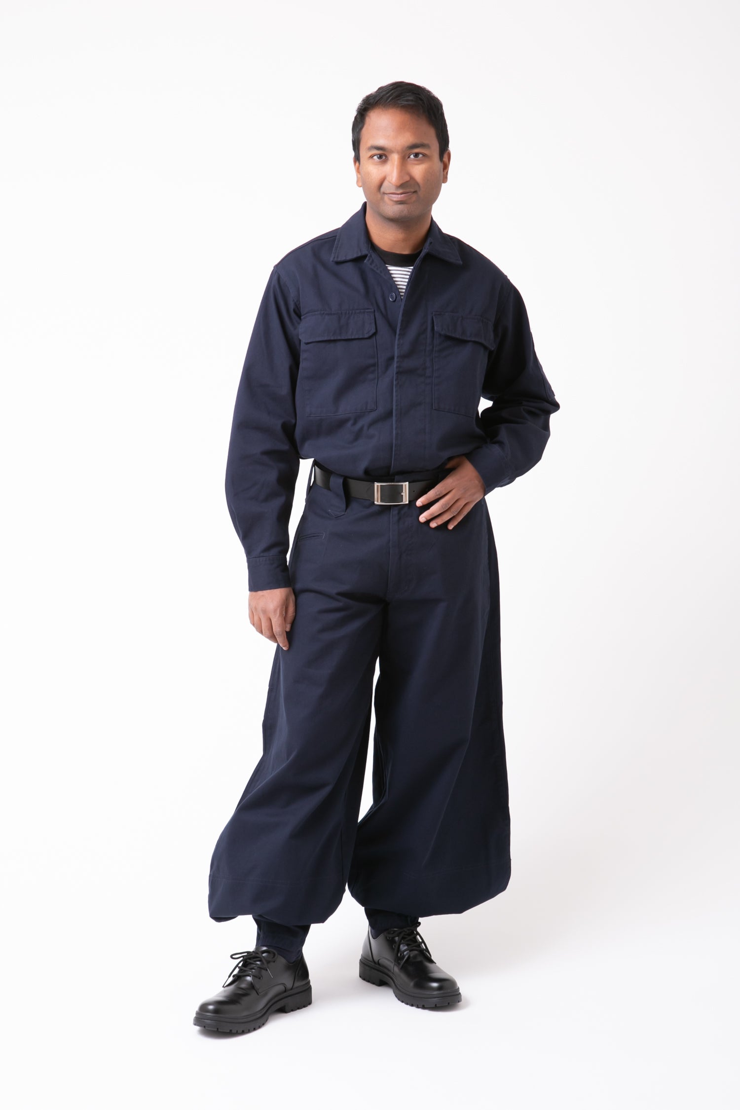 Regular Cotton 14 Overshirt & Tobi Pants front