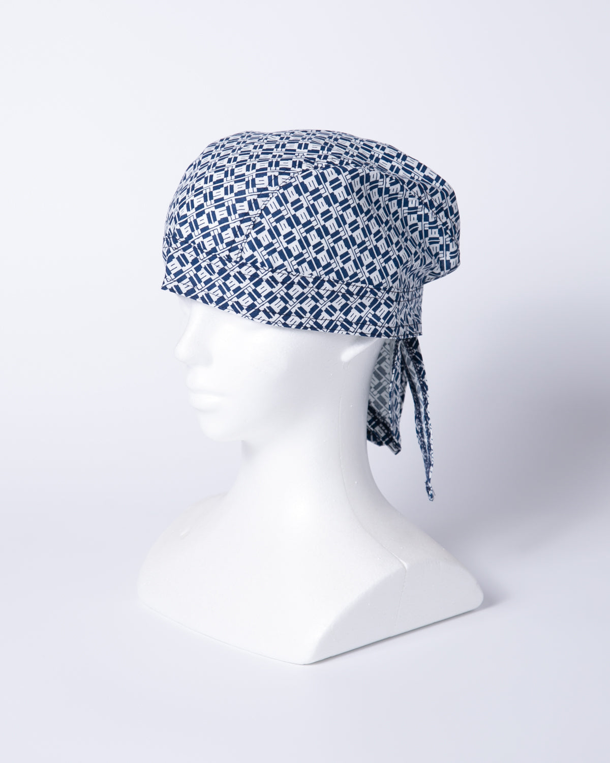 Cotton Bandana Cap - Eel Connecting Pattern
