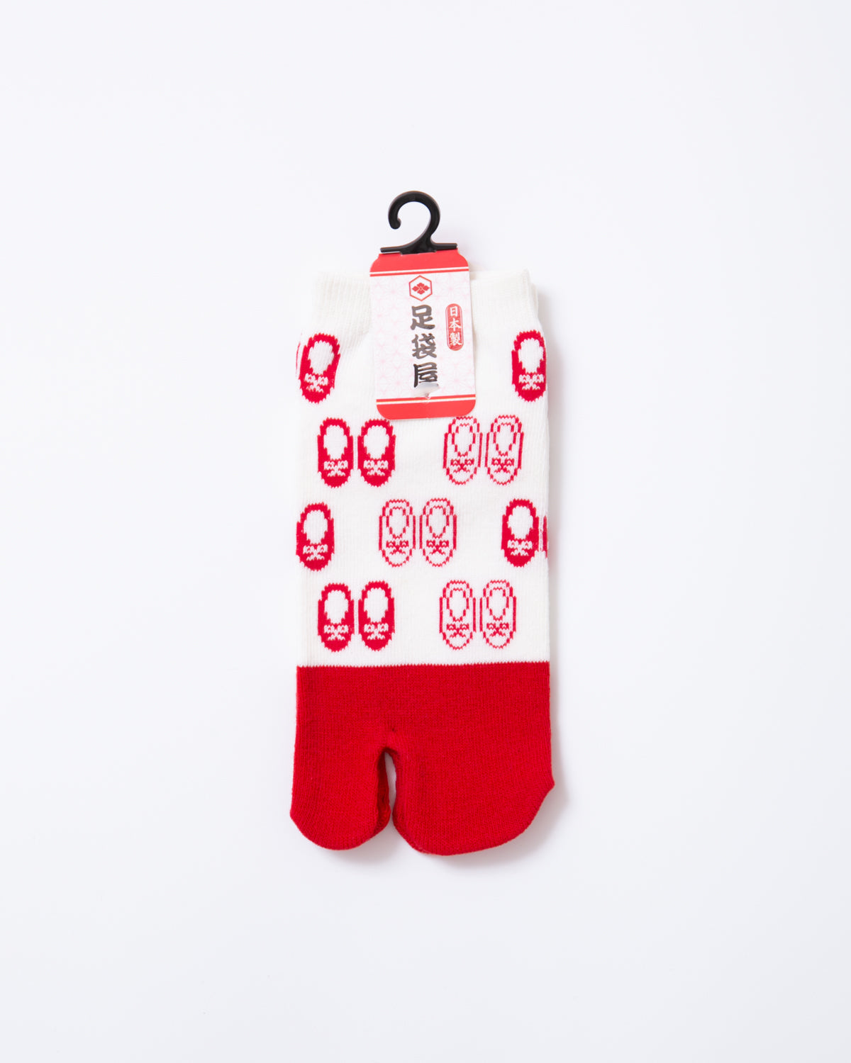 Shoes Pattern Tabi Socks - Red