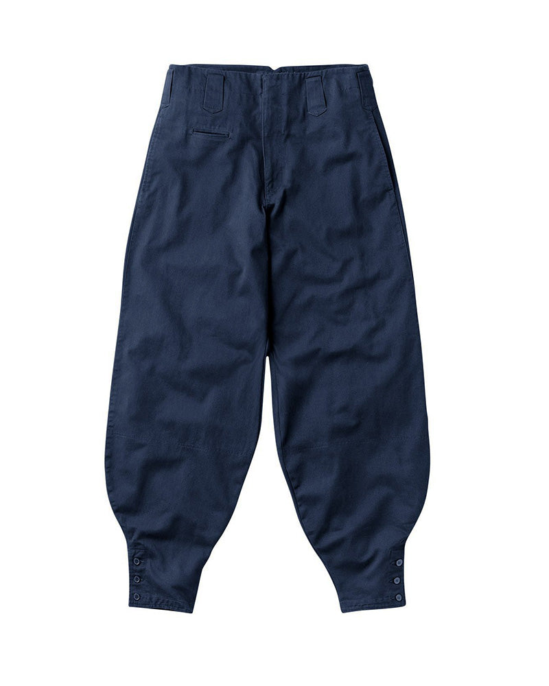Regular Cotton 14 Edo-Style Tobi Pants - Navy