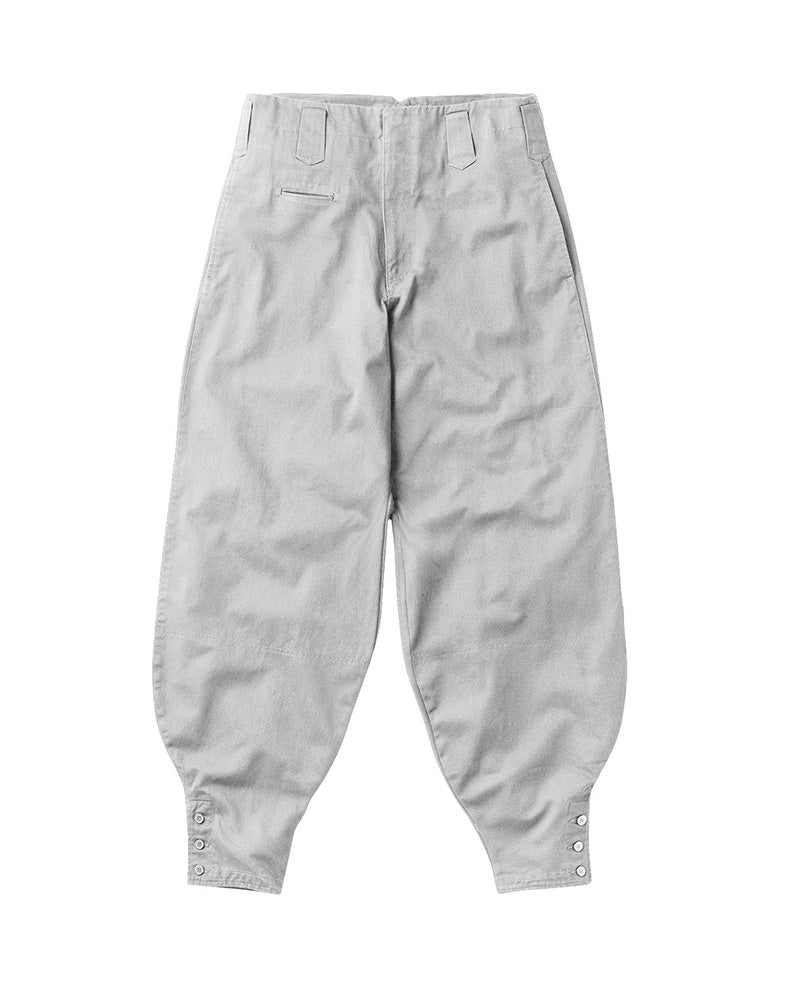 Regular Cotton 14 Edo-Style Tobi Pants - Silver