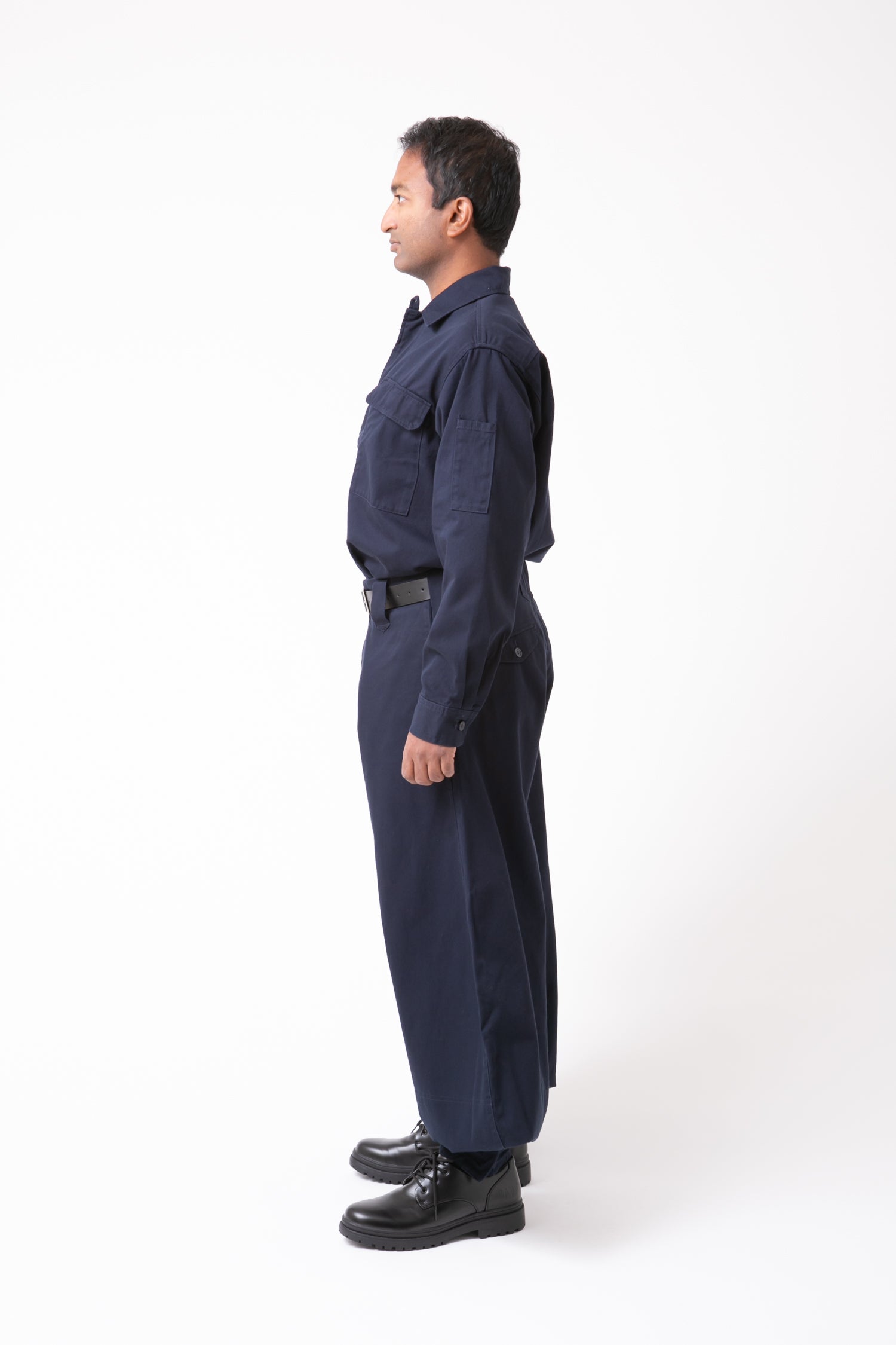 Regular Cotton 14 Overshirt & Tobi Pants side
