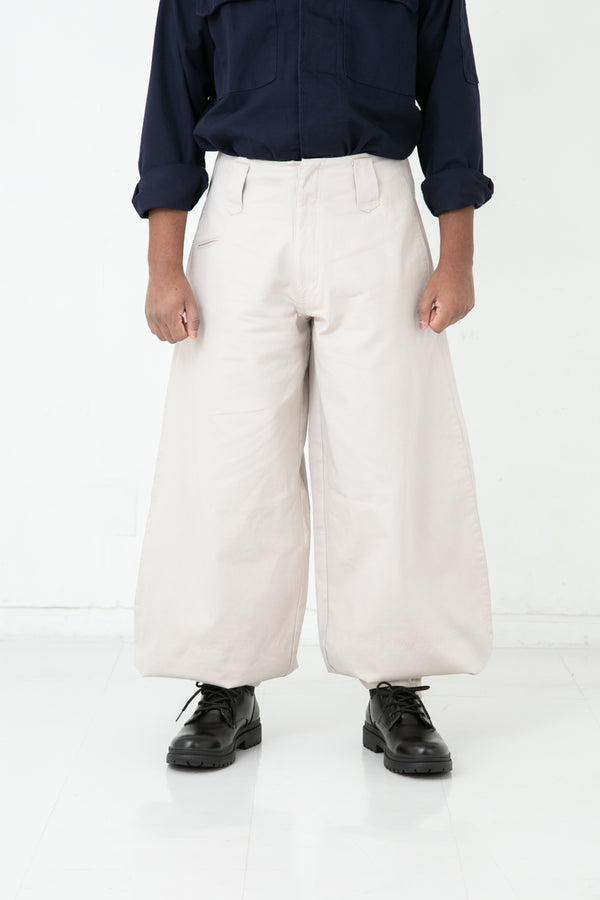 Regular Cotton 14 Tobi Pants - front