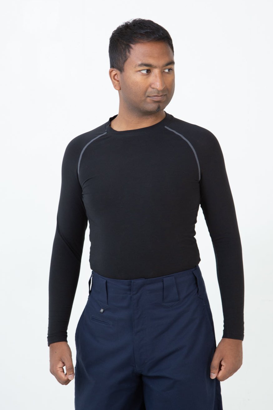 Cool Cotton Compression Shirt Long Sleeve