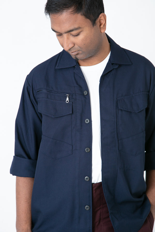 Serge 23 Tobi Work Shirt - zipper pocket