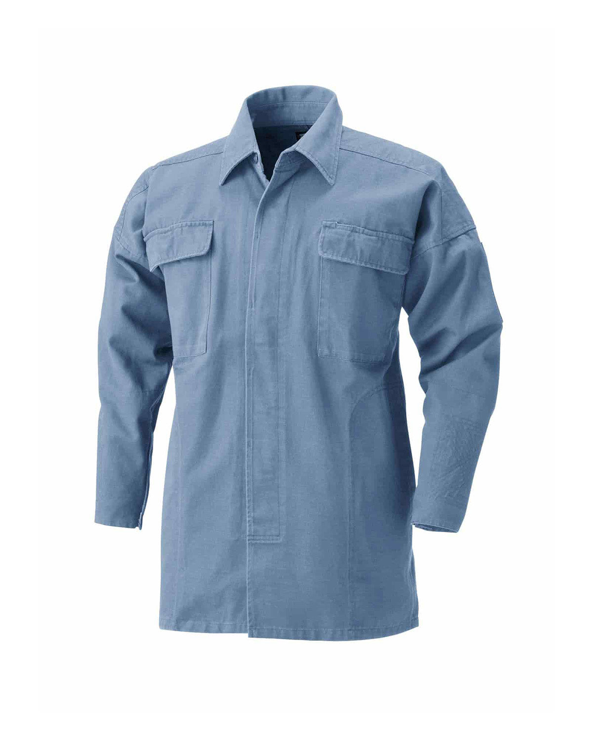 Classic Cotton 40 Tobi Oversized Shirt_Misty blue