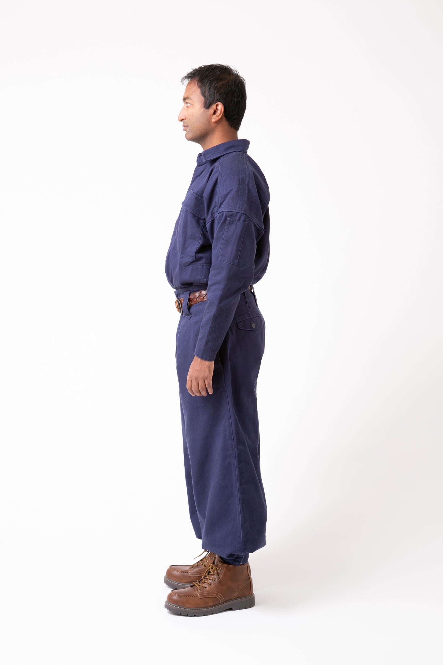 Classic Cotton 40 Overshirt & Tobi Pants side